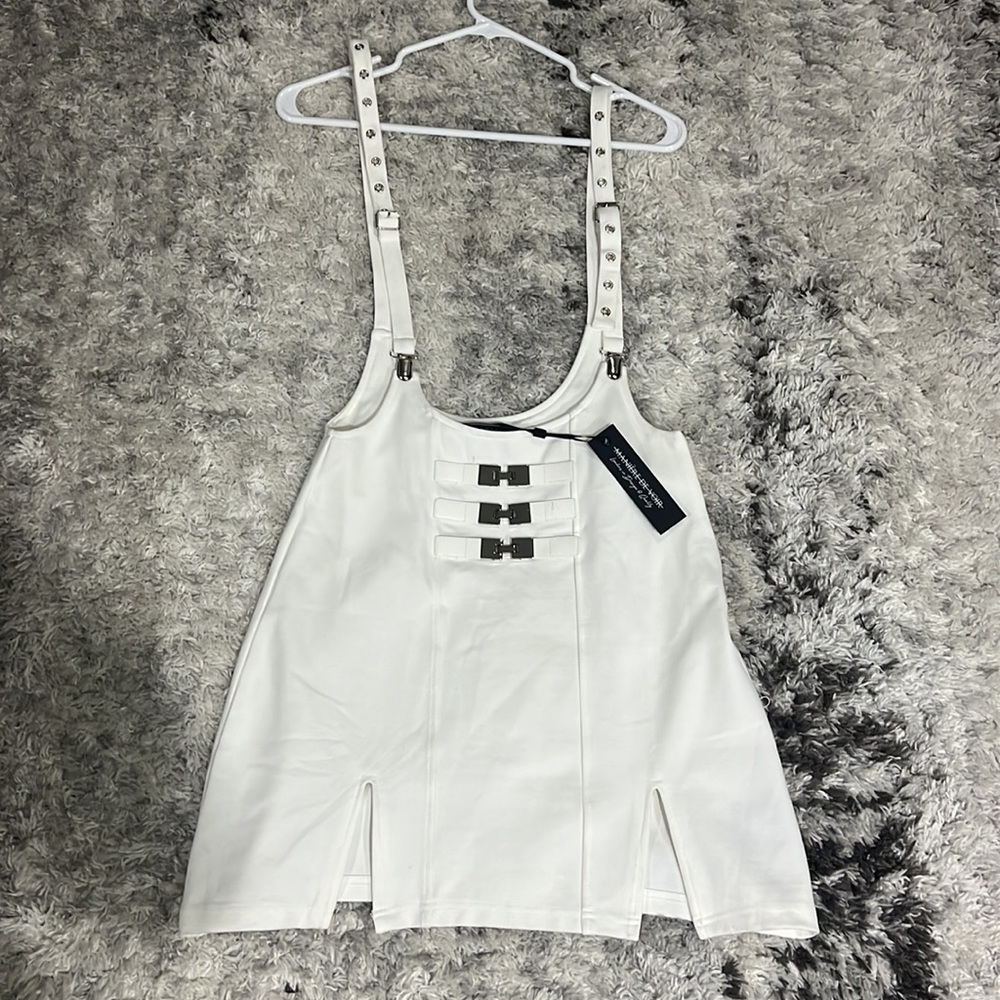 MANIERE DE VOIR BUCKLE OVERALL SKIRT